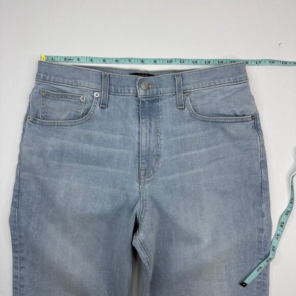 J.Crew Women's Blue Bleach Wash Slouchy Boyfriend Jean W28-32/L27.2 - Picture 8 of 12